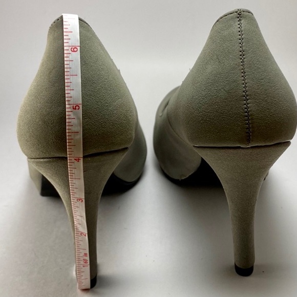 Fioni gray faux suede heels pumps GET GAMS HERE❤️ - Picture 6 of 11